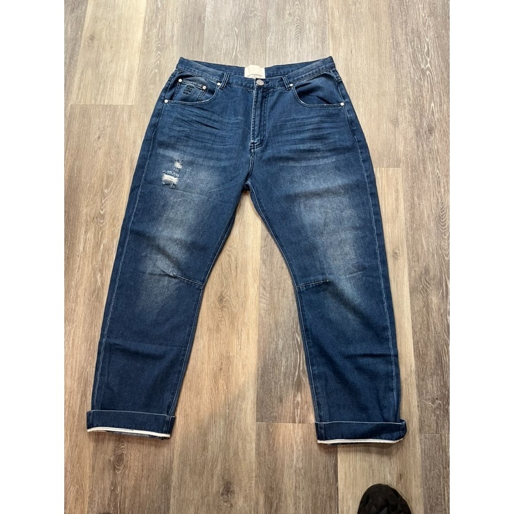 One Teaspoon Bandits Denim Low Waist Boyfriend Jeans Size 32 x 24